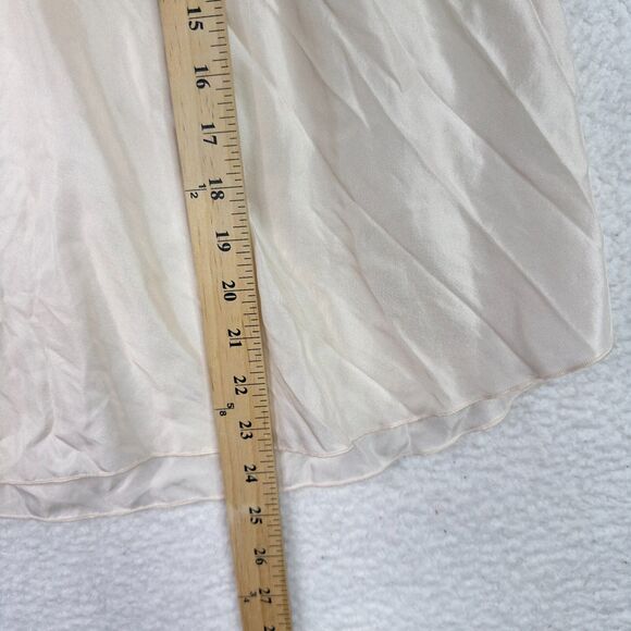 Maison Labiche Femme Fatale Silk Top Blouse Sz L Flutter Sleeve Tie Quiet Luxury - Picture 8 of 12